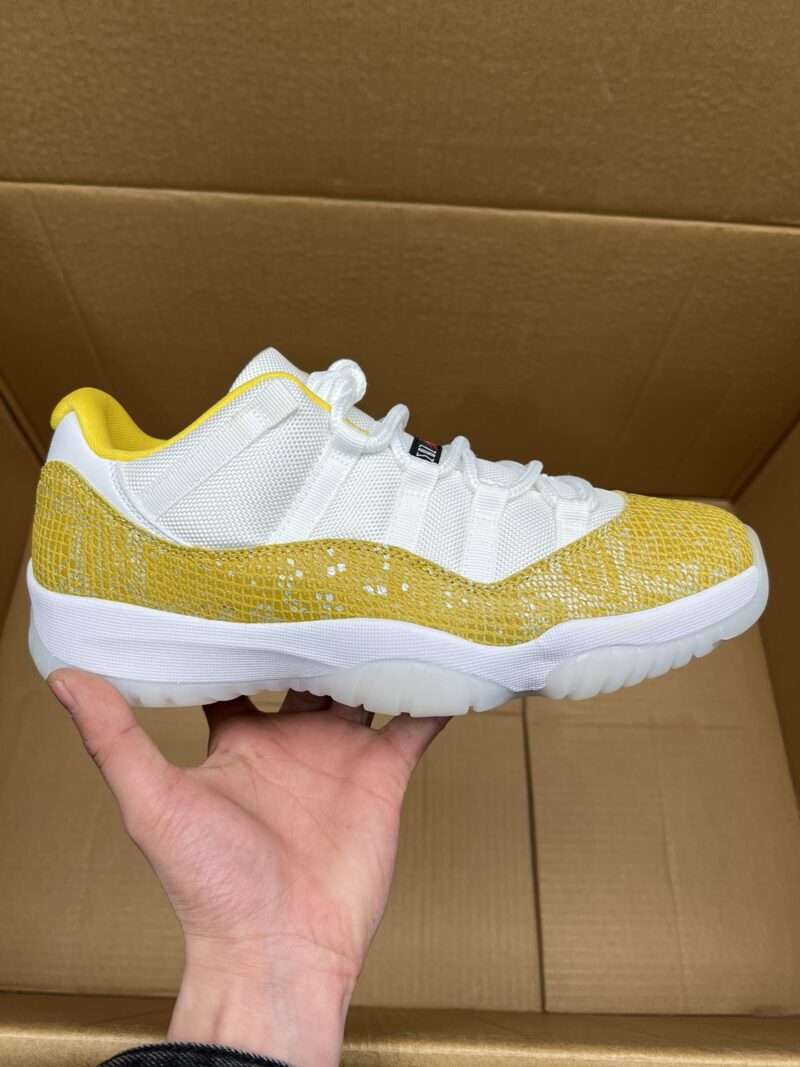 KICKWHO Air Jordan 11 Low WMNS “Yellow Snakeskin”