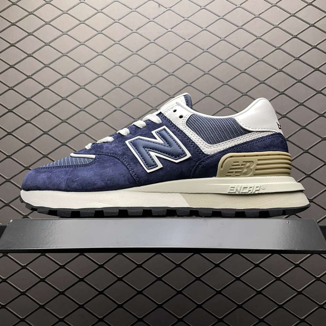 KICKWHO New Balance U574LGBB Navy White Beige