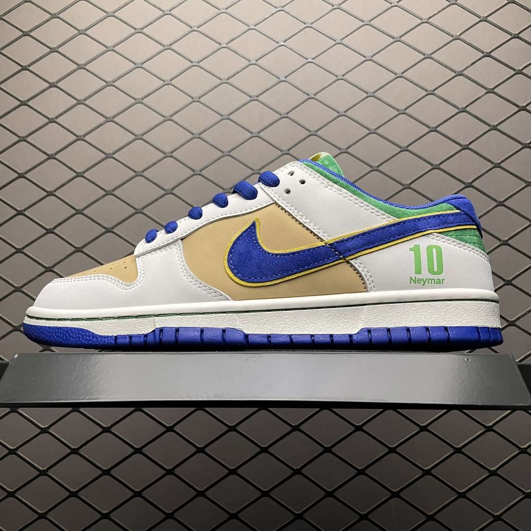 KICKWHO Nike SB Dunk Low Word Cup Navy Blue White Green Gold