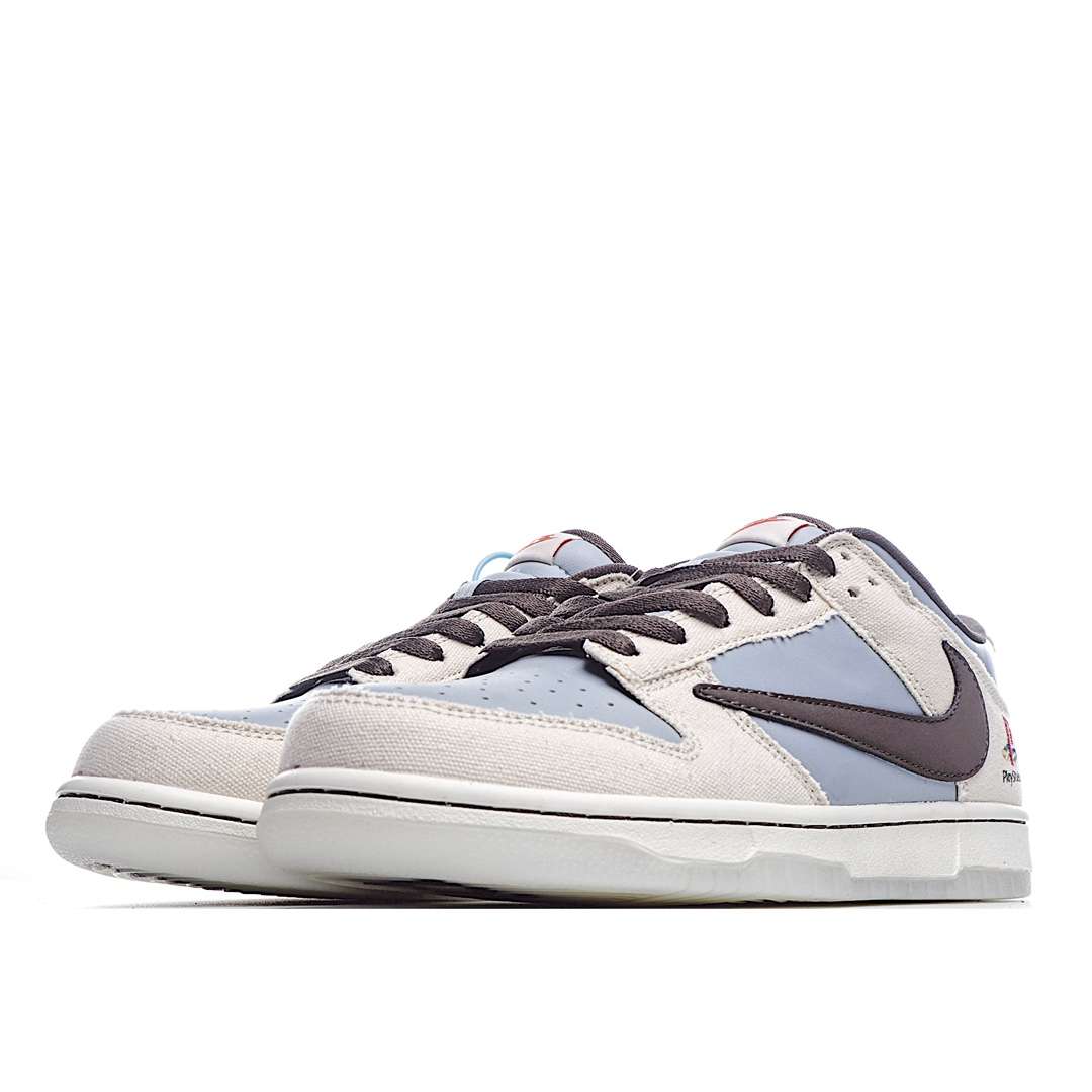 KICKWHO Travis Scott x Playstation x Nike SB Dunk Low TS CU1726-400 Grey Blue - Image 2