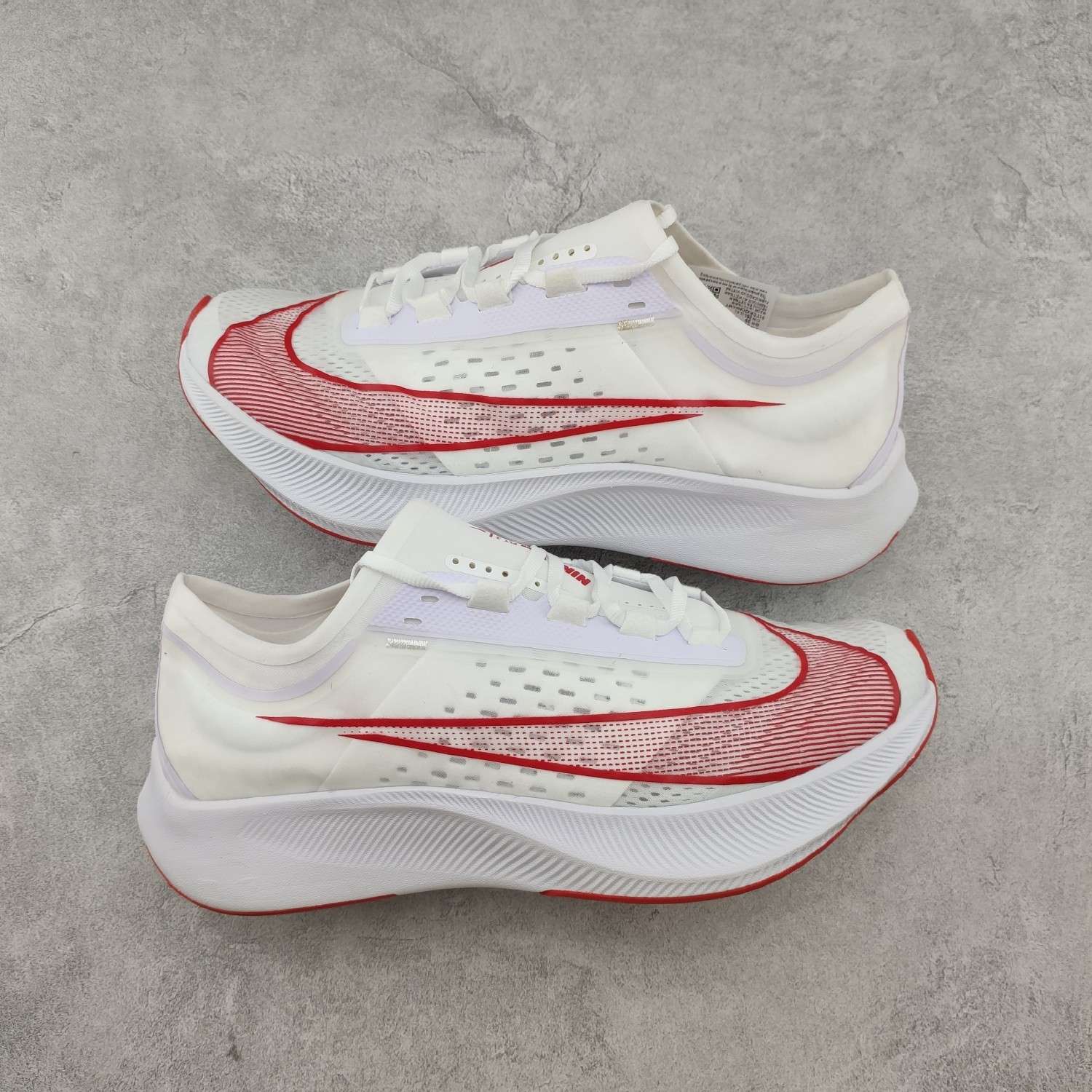 KICKWHO Nike Zoom Fly 3 White Laser Crimson - Image 2