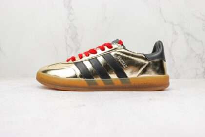 KICKWHO Adidas X Gucci Sneakers Gazelle Metallic Gold