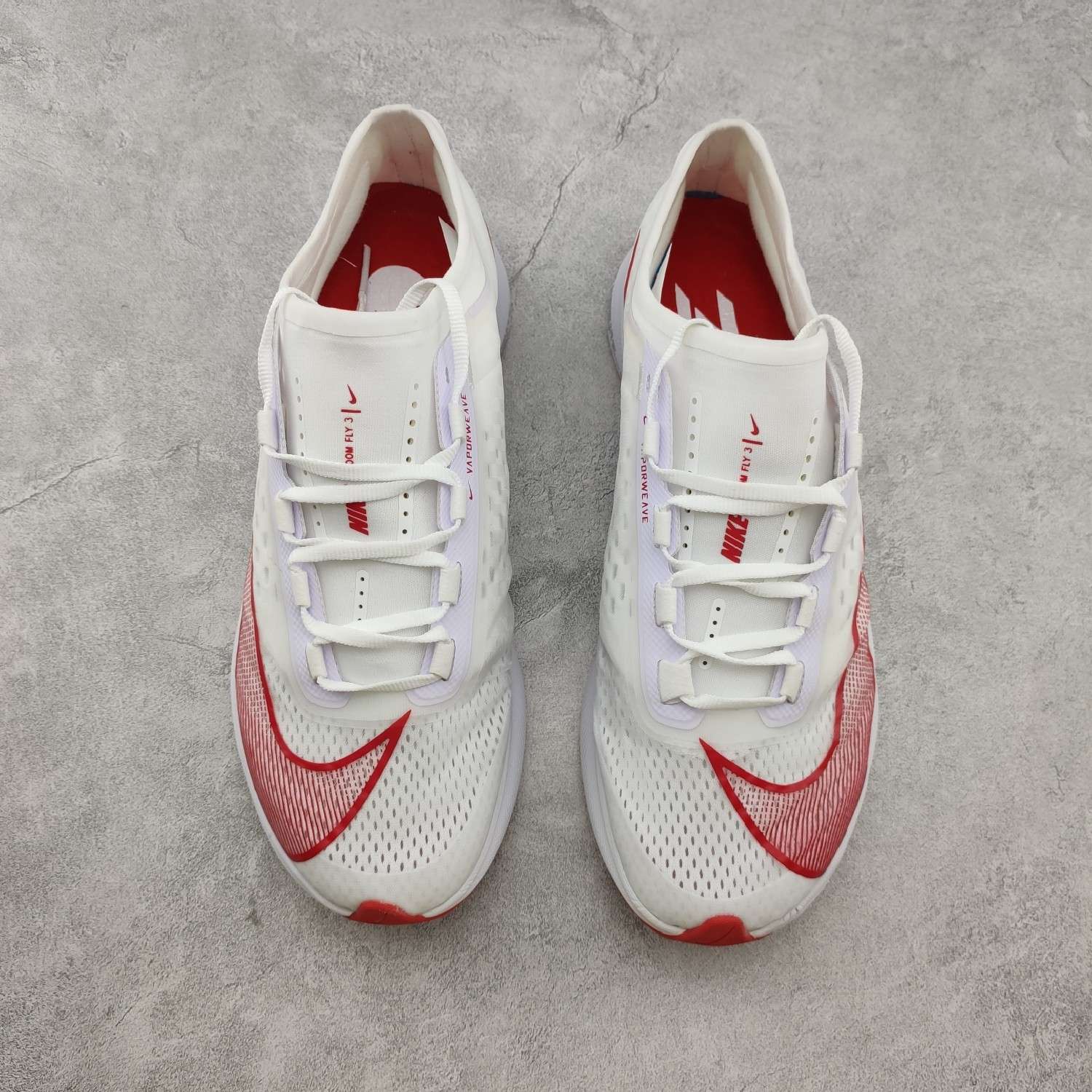 KICKWHO Nike Zoom Fly 3 White Laser Crimson - Image 3