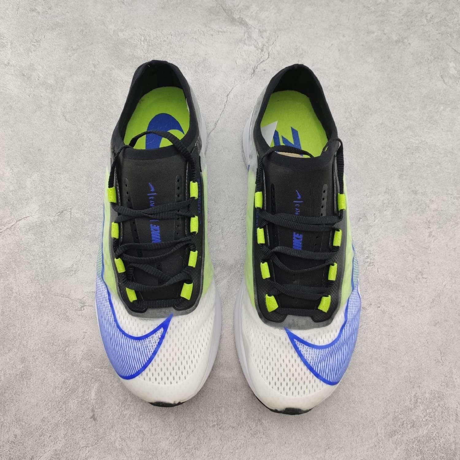 KICKWHO Nike Zoom Fly 3 White Racer Blue Cyber Black - Image 3