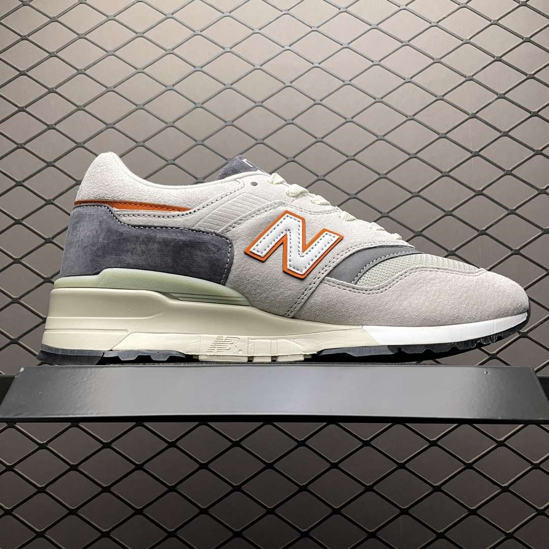 KICKWHO New Balance "Explore by Sea" (Grey / Orange) OG Mens - Image 3