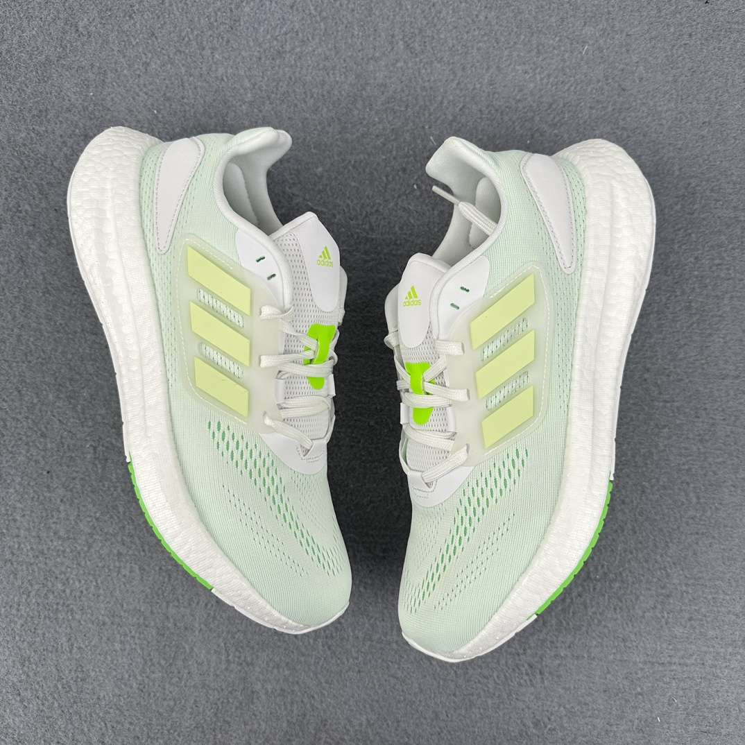 KICKWHO Adidas Pure Boost PB22 Green White - Image 3