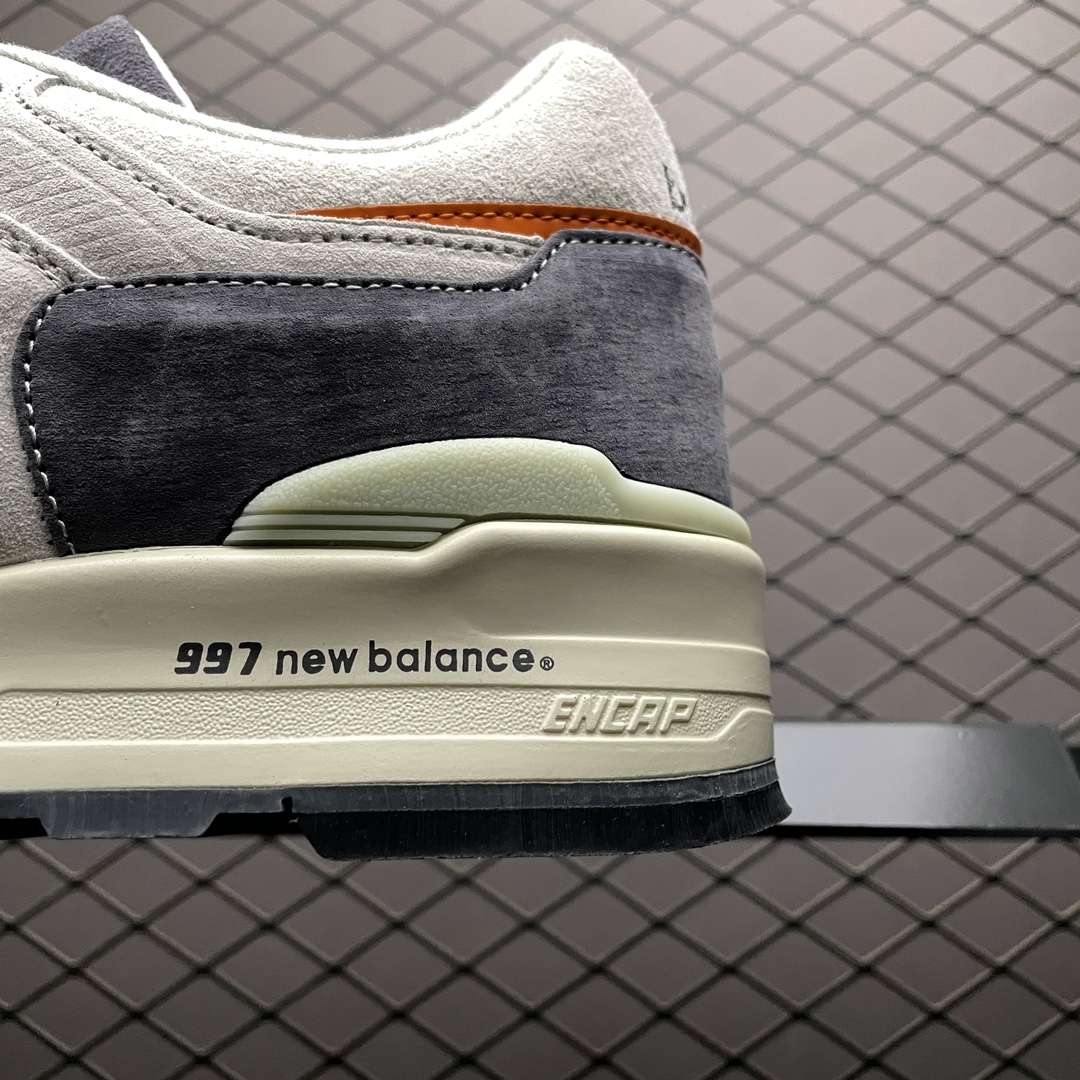 KICKWHO New Balance "Explore by Sea" (Grey / Orange) OG Mens - Image 4