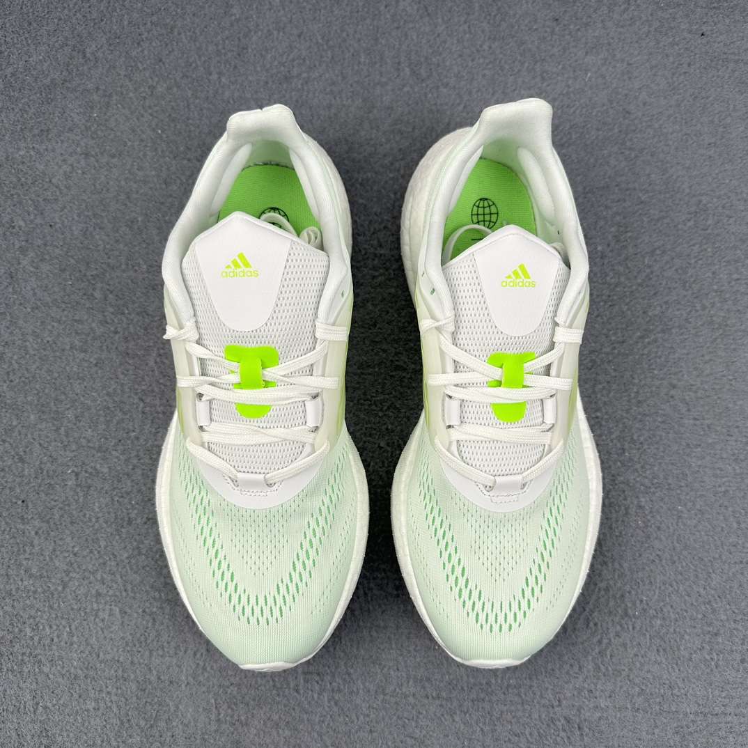 KICKWHO Adidas Pure Boost PB22 Green White - Image 4