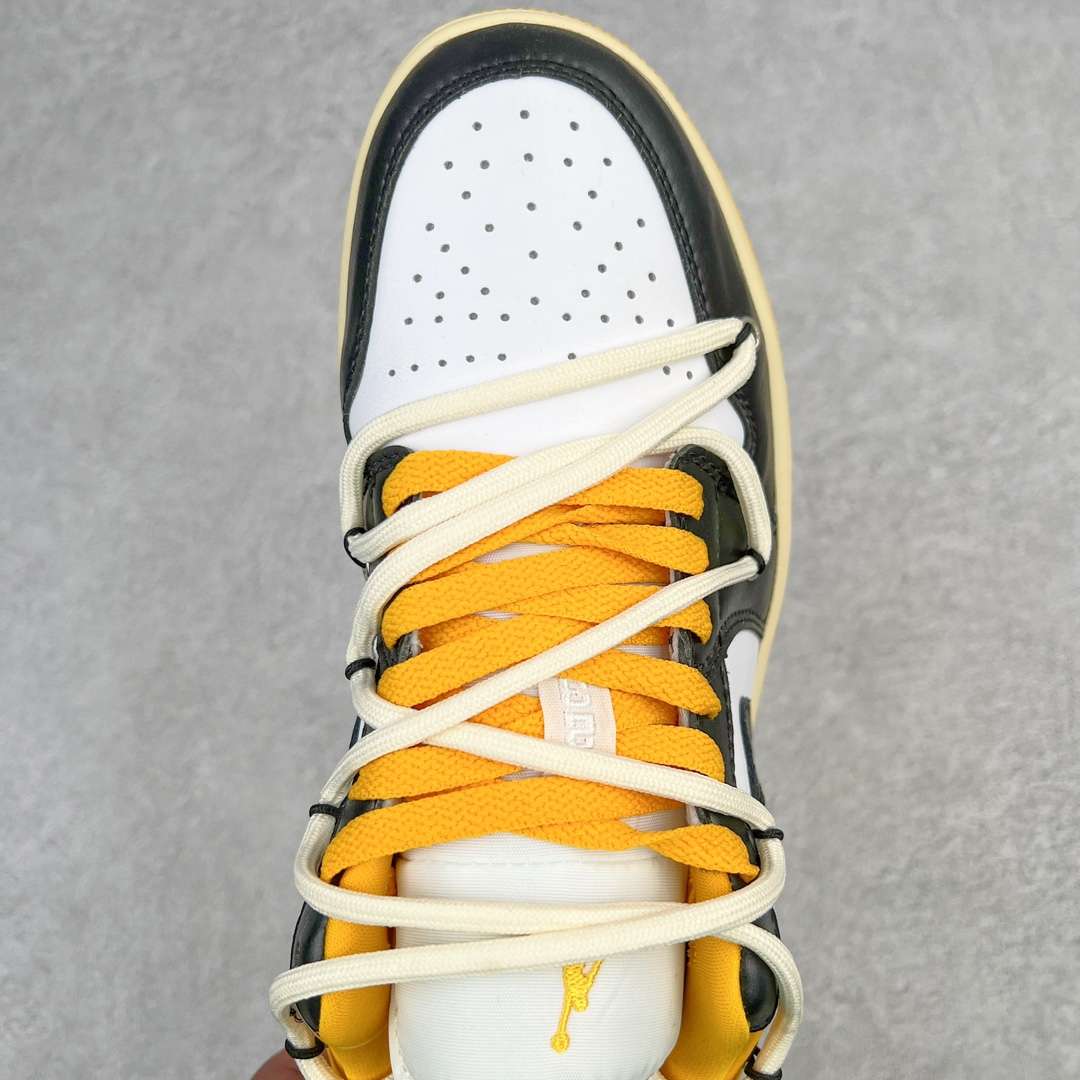 KICKWHO Air Jordan 1 Low Yellow Black - Image 4