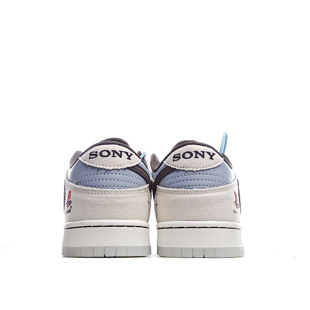 KICKWHO Travis Scott x Playstation x Nike SB Dunk Low TS CU1726-400 Grey Blue - Image 5