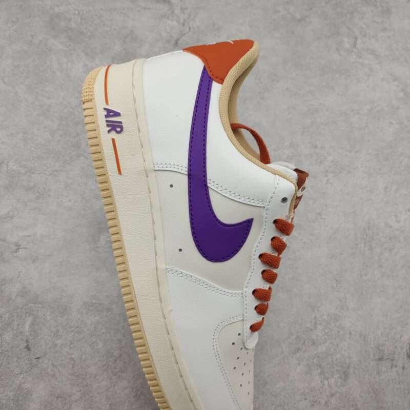 Kickswho Nike Air Force 1 07 Low Purple Cabbage Orange YY3188-102 - Image 5