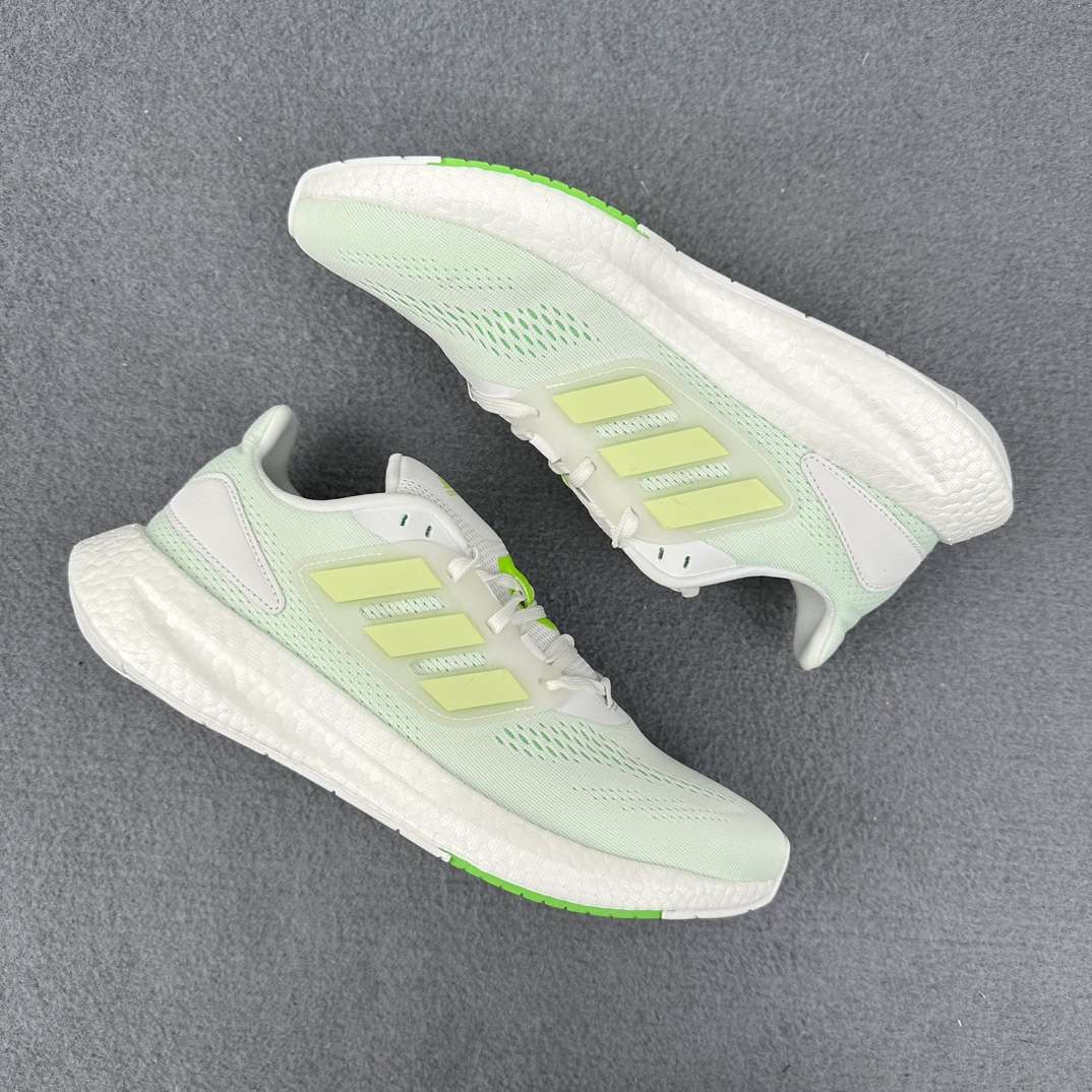 KICKWHO Adidas Pure Boost PB22 Green White - Image 5