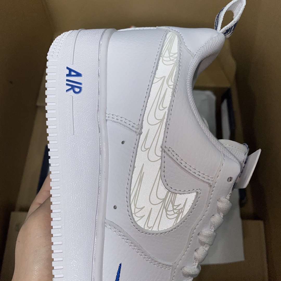 Kickswho Nike Air Force 1 '07 'Reflective Swoosh FB8971-100 - Image 6