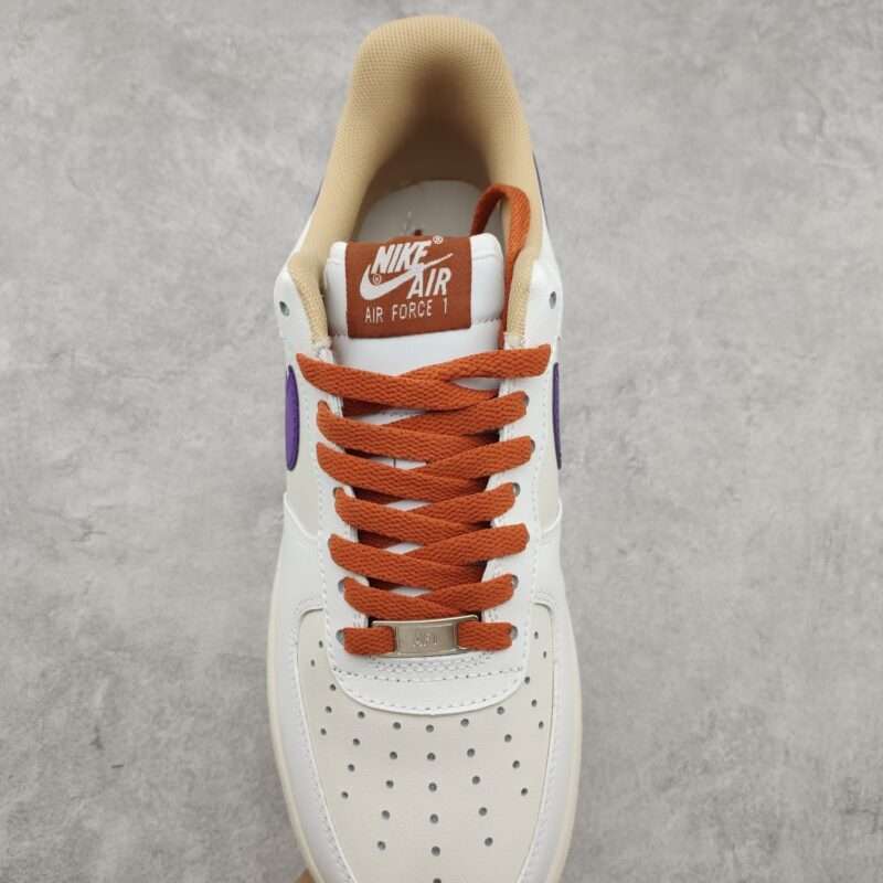 Kickswho Nike Air Force 1 07 Low Purple Cabbage Orange YY3188-102 - Image 6