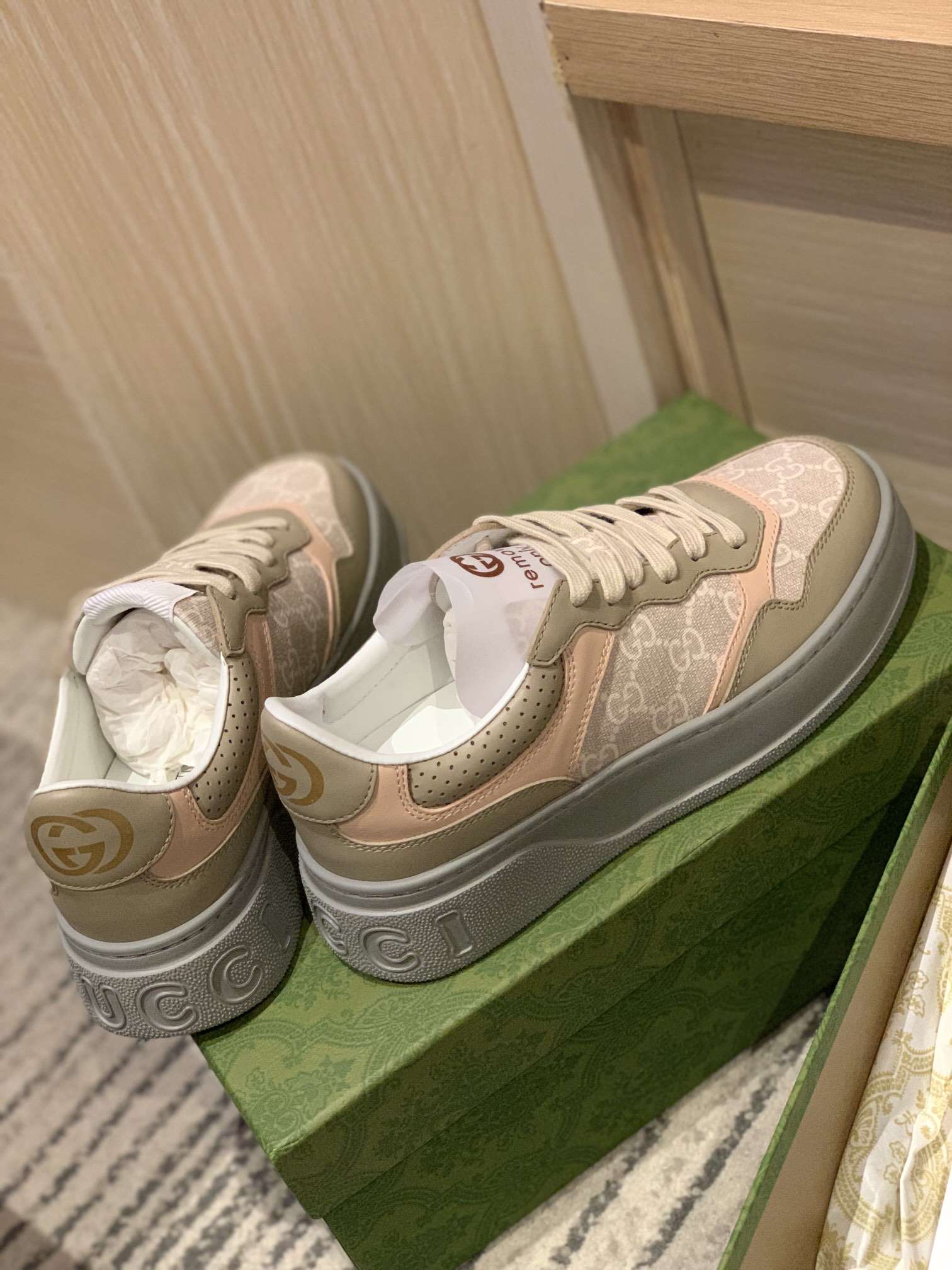 KICKWHO Gucci Screener GG Embossed High-Top Sneaker - Image 6