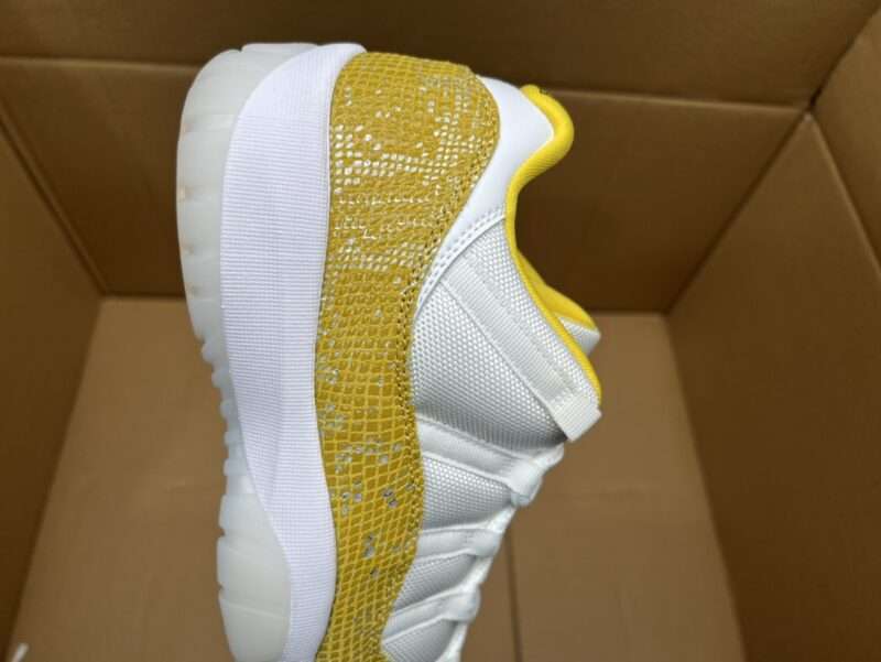 KICKWHO Air Jordan 11 Low WMNS “Yellow Snakeskin” - Image 6