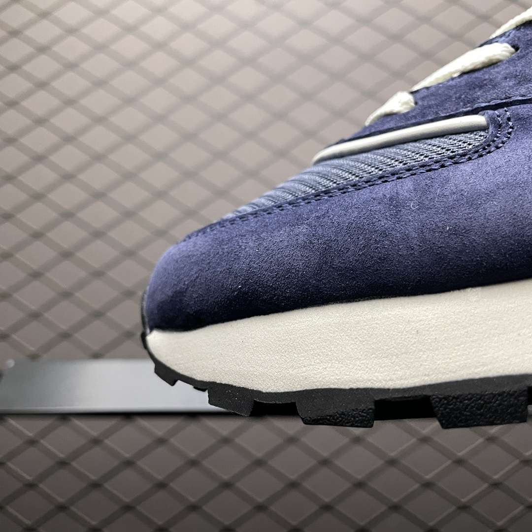 KICKWHO New Balance U574LGBB Navy White Beige - Image 6