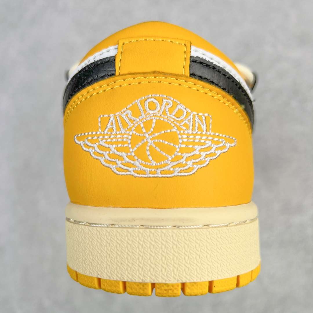 KICKWHO Air Jordan 1 Low Yellow Black - Image 8