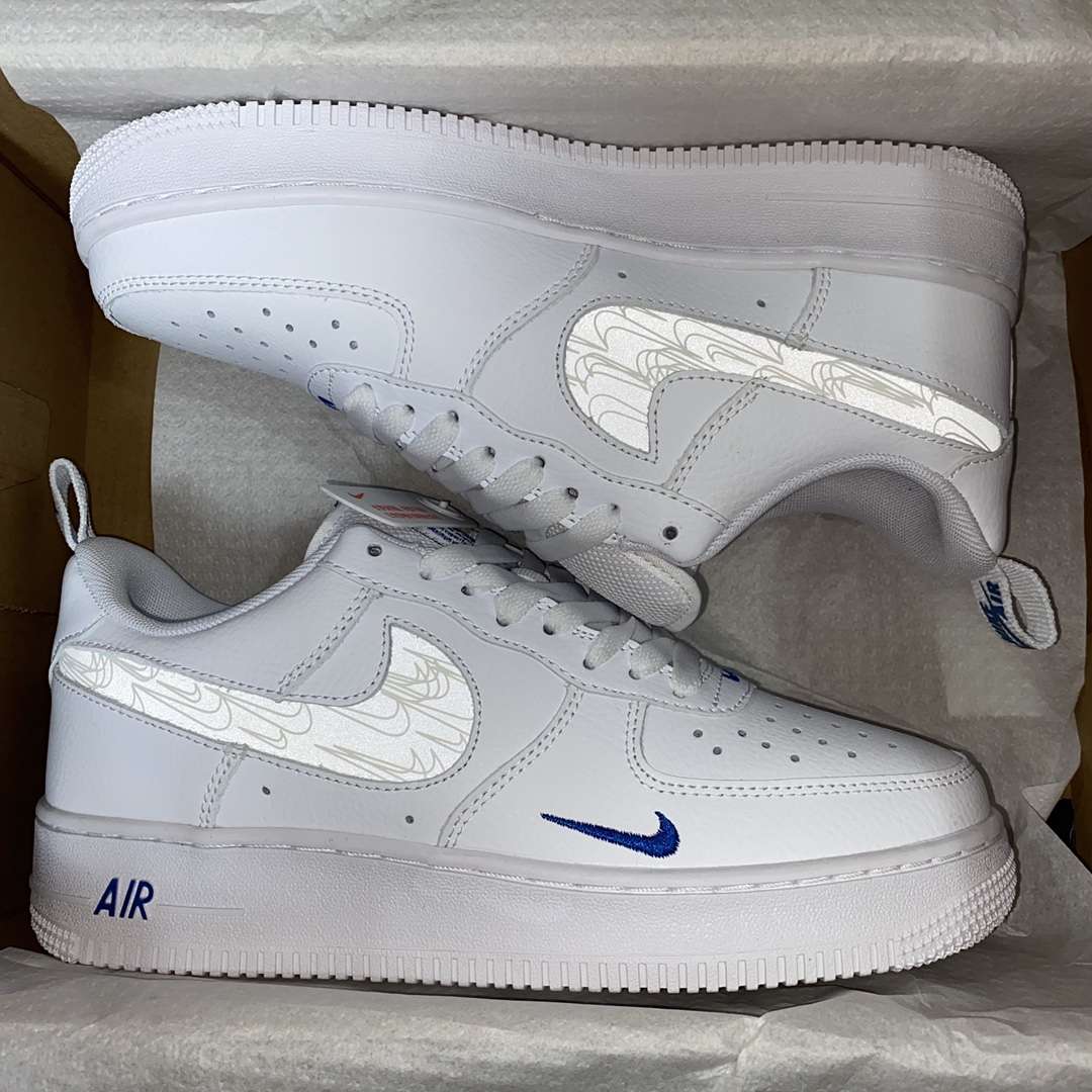 Kickswho Nike Air Force 1 '07 'Reflective Swoosh FB8971-100 - Image 9