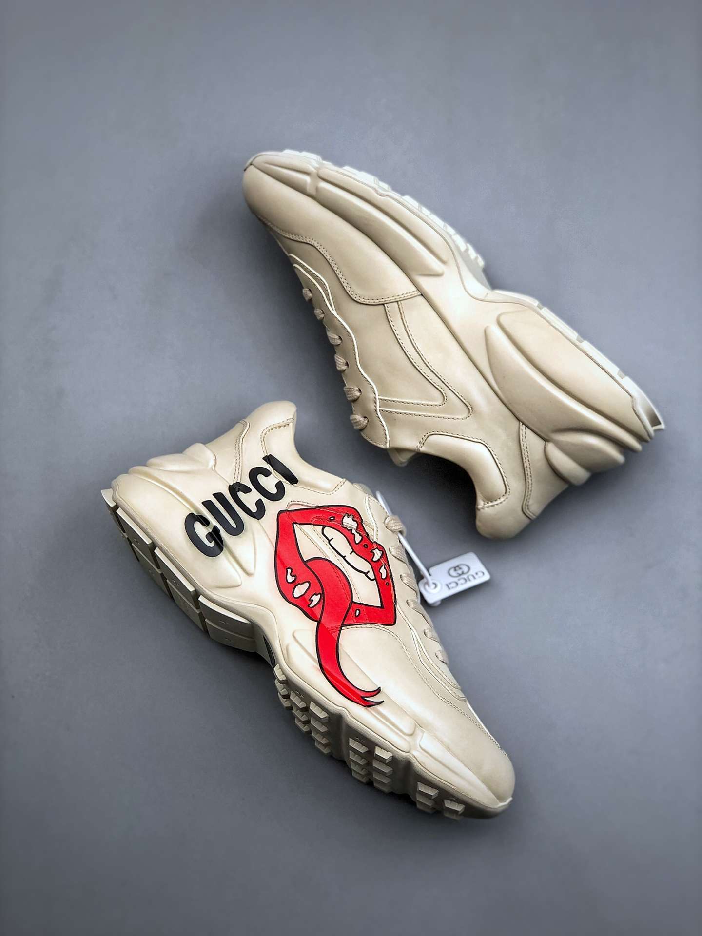 KICKWHO Gucci Leather Sneaker For Women and Men - Image 9