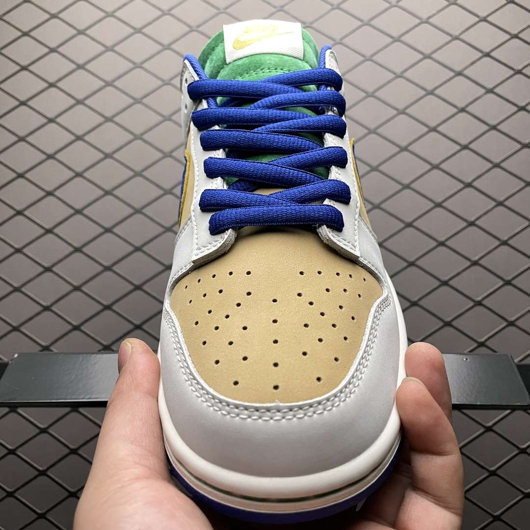 KICKWHO Nike SB Dunk Low Word Cup Navy Blue White Green Gold - Image 8