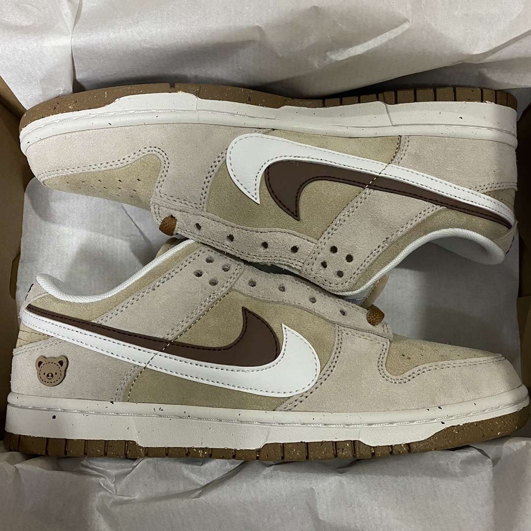 Kickswho Nike Dunk Low SB SE 85 Year of the Rabbit White Brown - Image 9