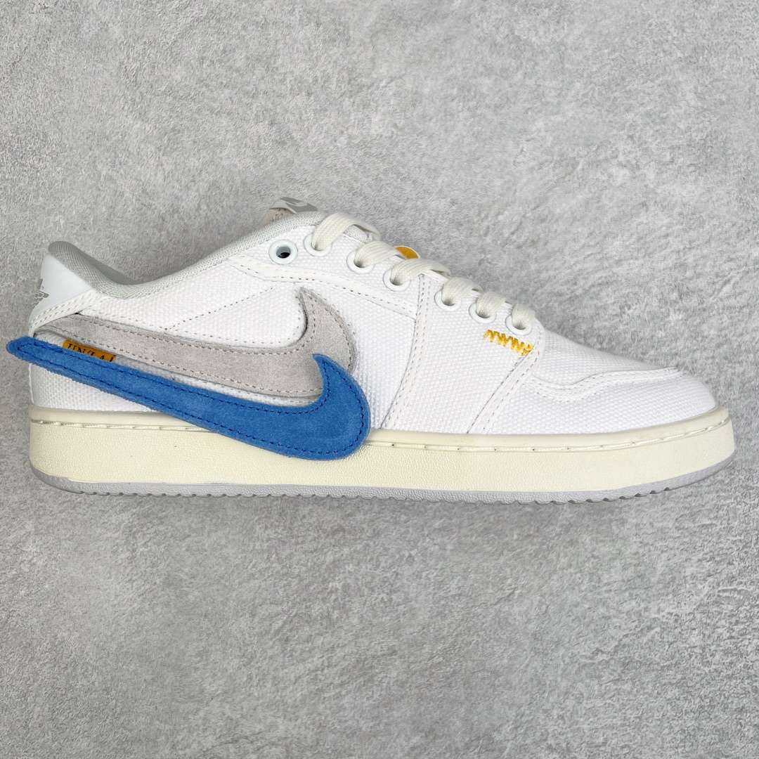 KICKWHO Union LA x Air Jordan 1 Low KO Canvas White DO8912-101