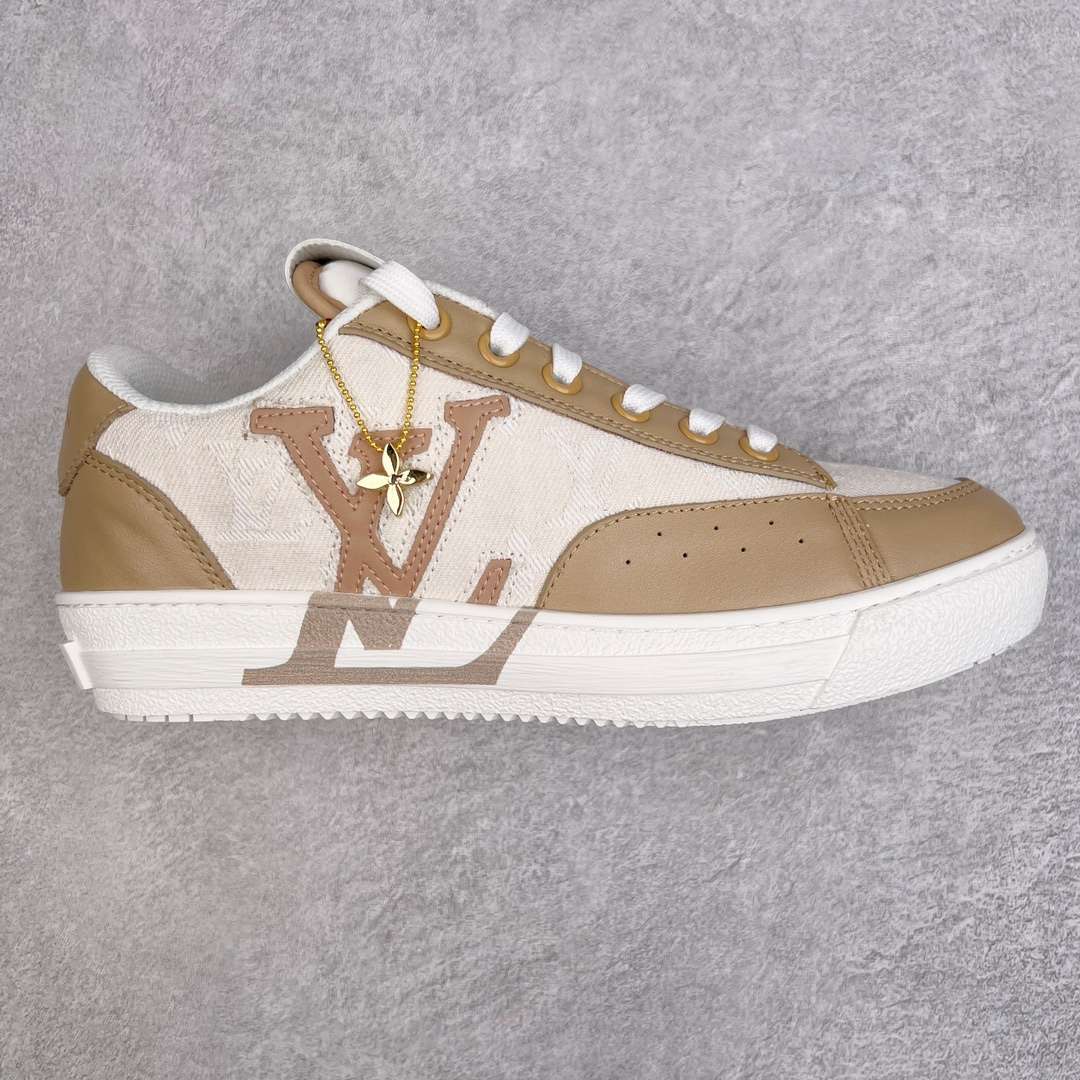 KICKWHO Louis Vuitton Time Out Low Sneakers Light Brown