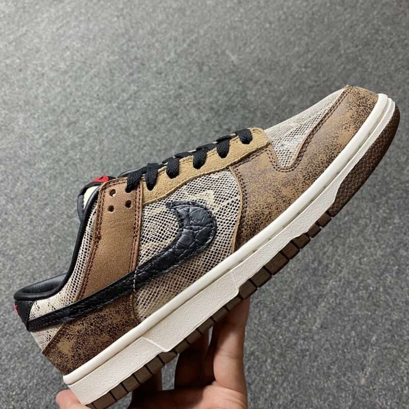 Kickswho Nike Dunk Low Premium CO.JP Brown Snakeskin FJ5434-120