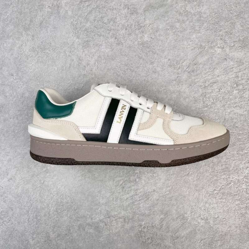 Kickswho LANVIN Sneakers White Black Green