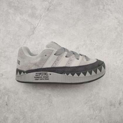 KICKWHO NEIGHBORHOOD x AD horiginals Adimatic Light Grey