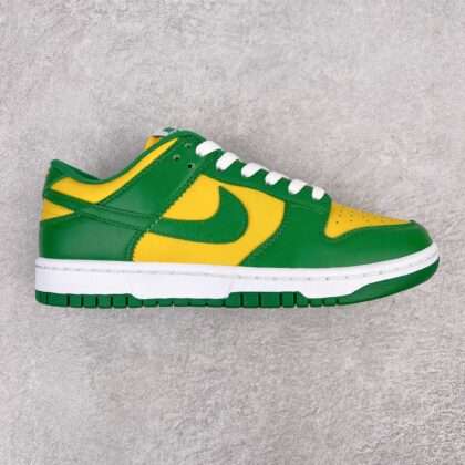 Kickswho Nike Dunk Low Retro “Brazil” Sneaker"CU1727-700"