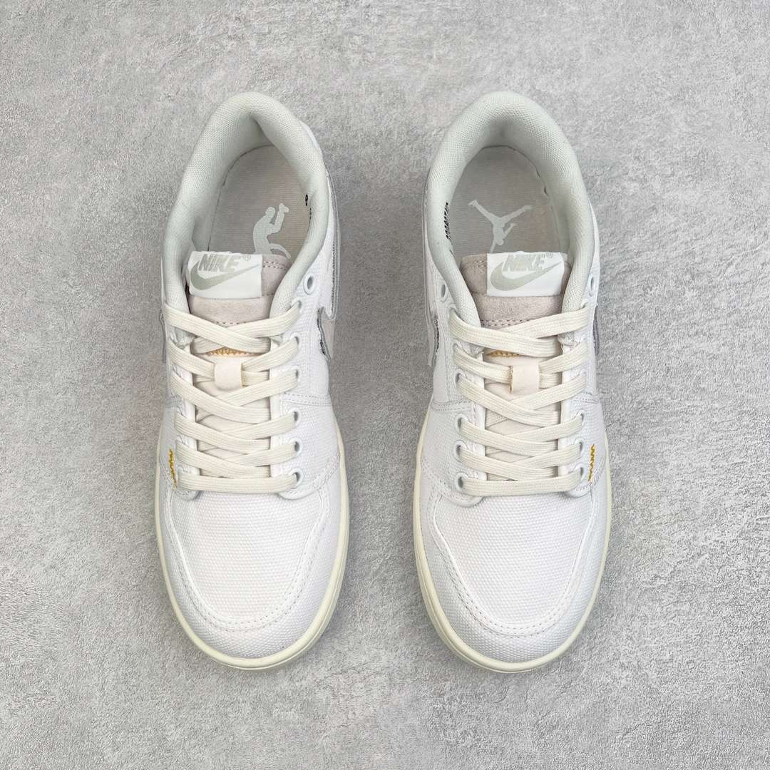 KICKWHO Union LA x Air Jordan 1 Low KO Canvas White DO8912-101 - Image 2