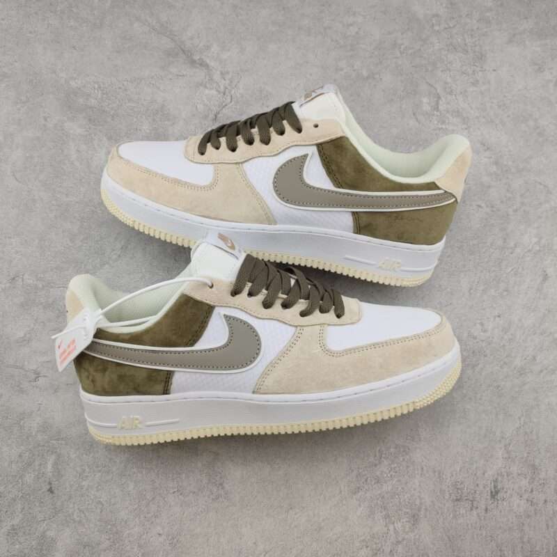Kickswho Nike Air Force 1 07 Low White Light Brown Chocolate - Image 2