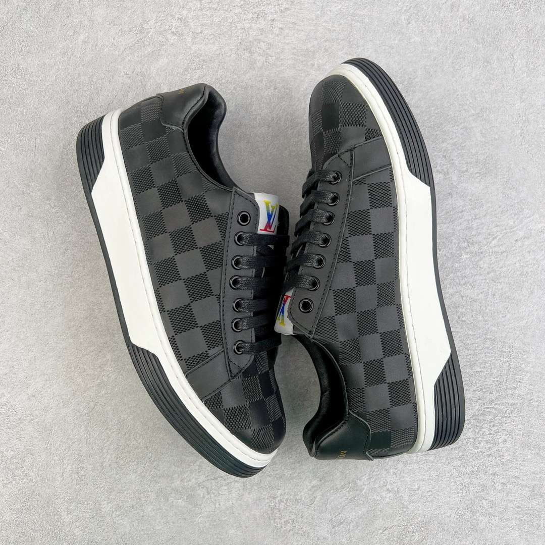 KICKWHO Louis Vuitton 23ss Trainer Sneakers Black - Image 3