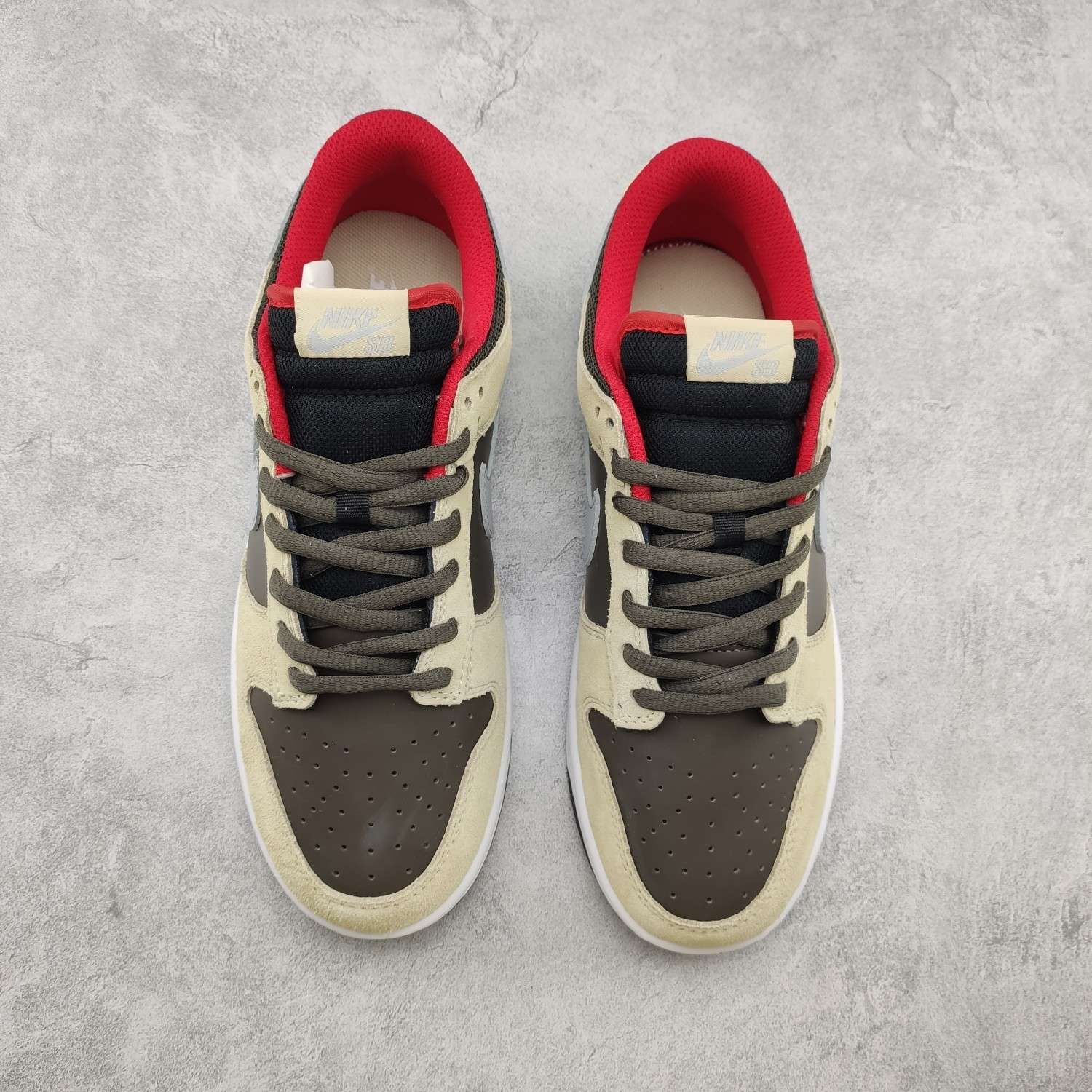 Kickswho Nike SB Dunk Low Dark Chocolate Linen - Image 3