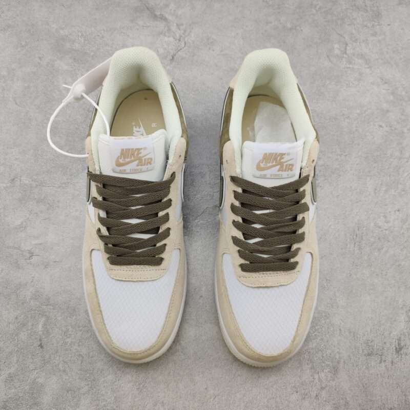 Kickswho Nike Air Force 1 07 Low White Light Brown Chocolate - Image 3