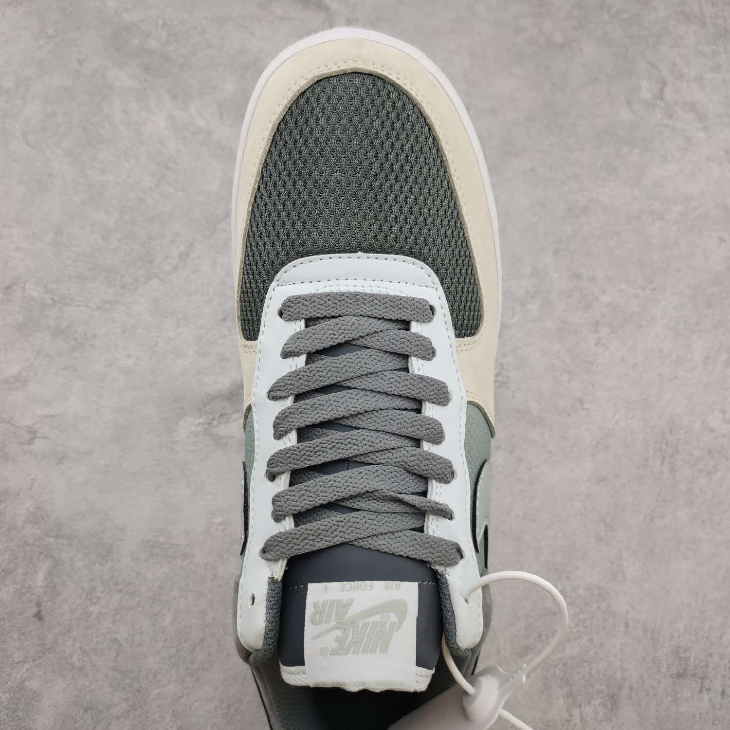 Kickswho Nike Air Force 1 Low Dark Grey White Light Grey - Image 4