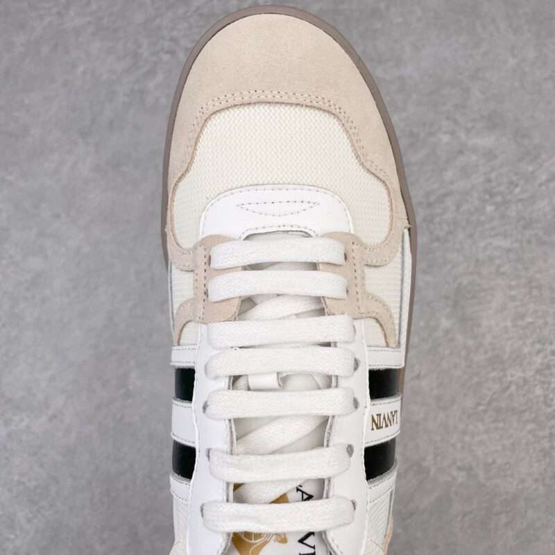 Kickswho LANVIN Sneakers White Black Green - Image 4