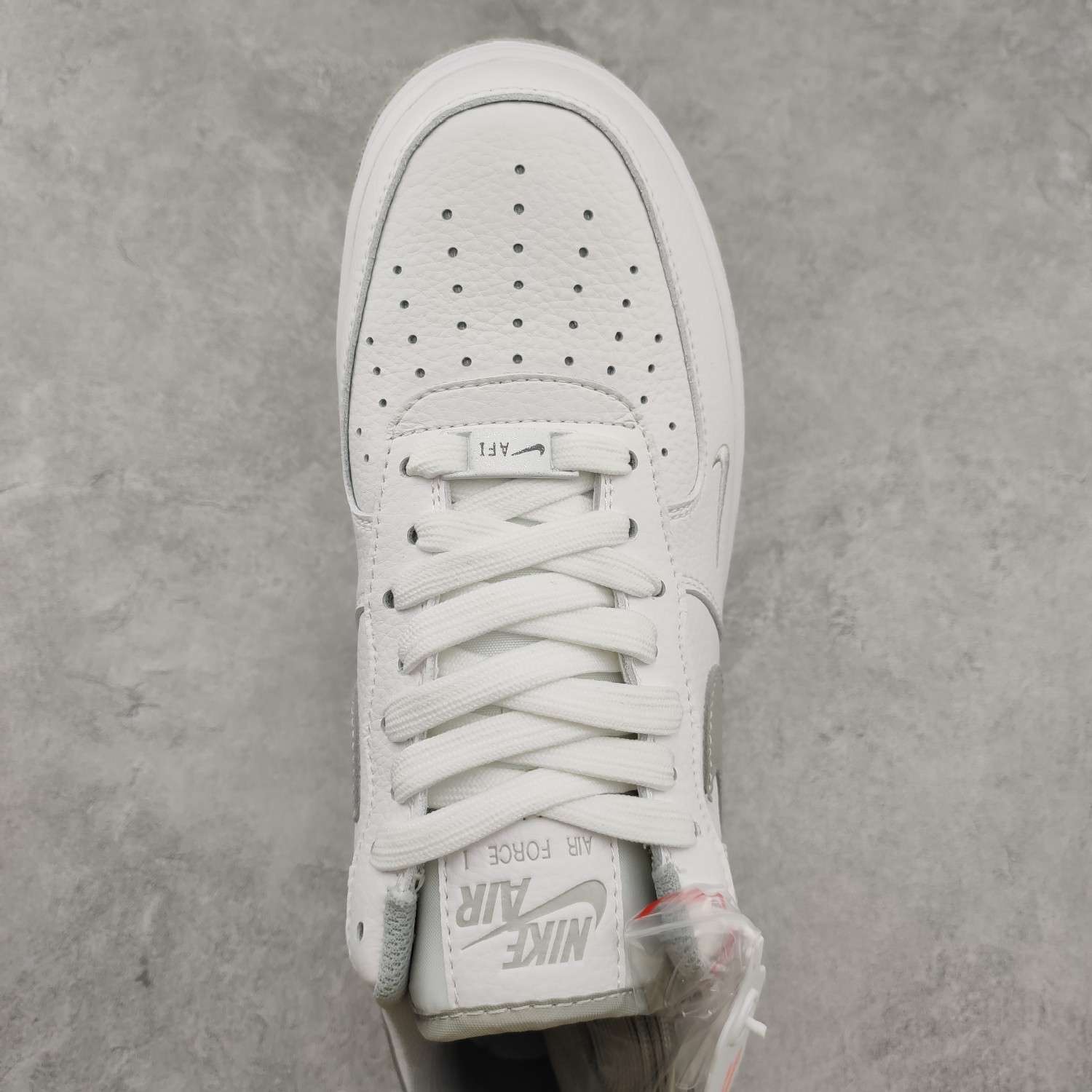 Kickswho Nike Air Force 1'07 40th Anniversary White Grey - Image 4