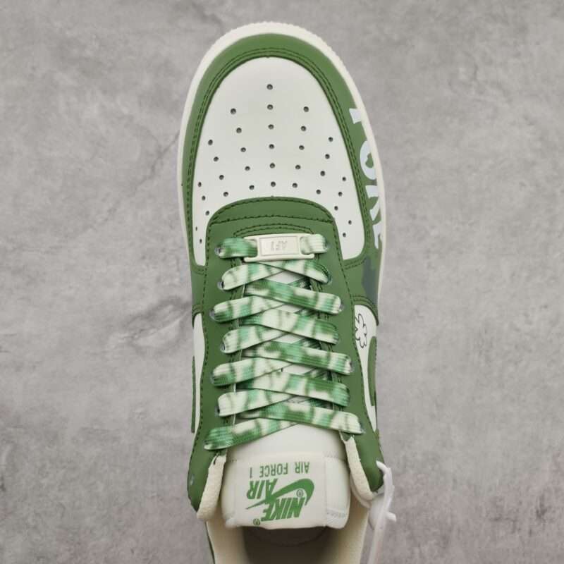 Kickswho Nike Air Force 1 07 Low Olive Green Beige - Image 4