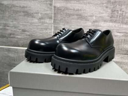 Kickswho Balenciaga Strike Derby Shoes