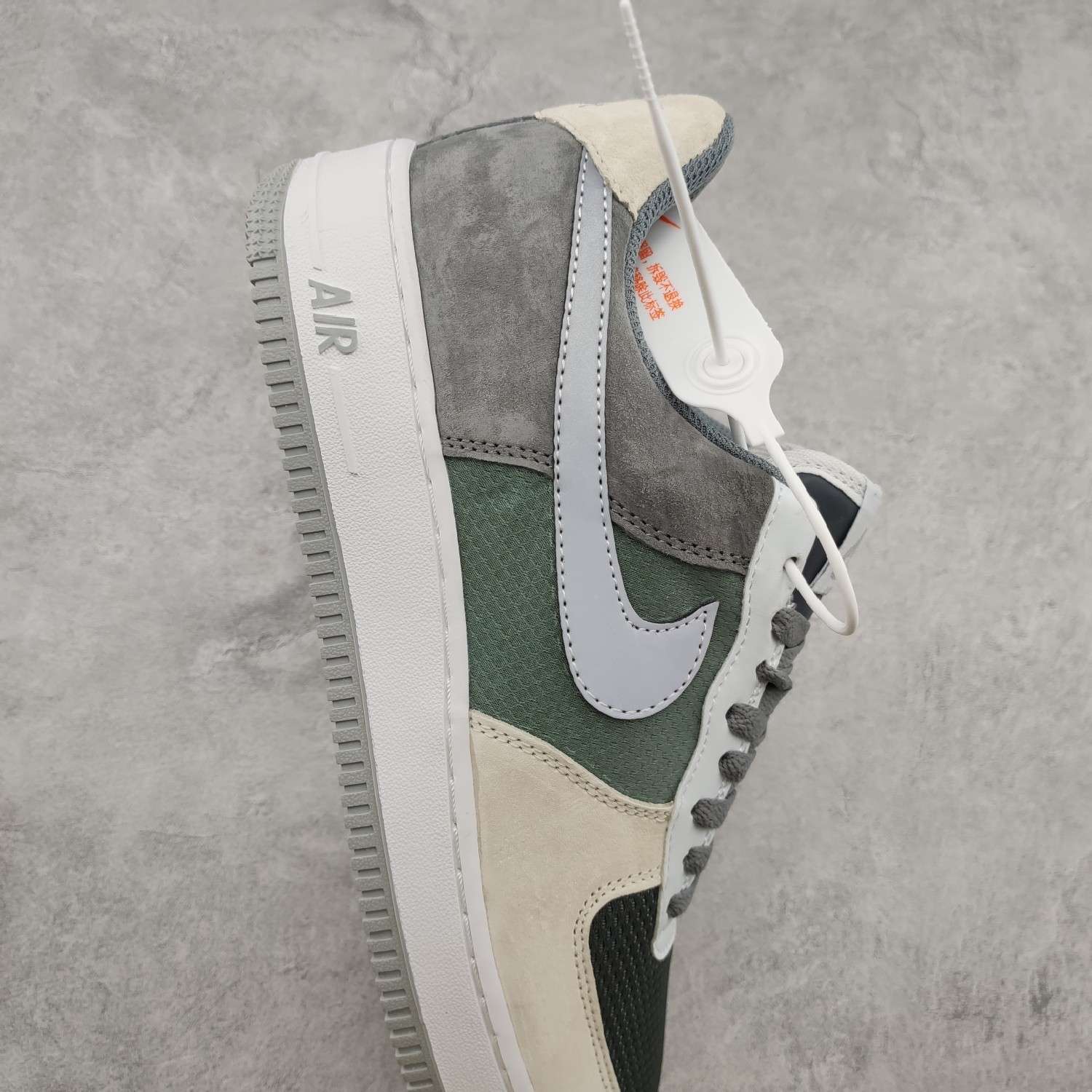 Kickswho Nike Air Force 1 Low Dark Grey White Light Grey - Image 5