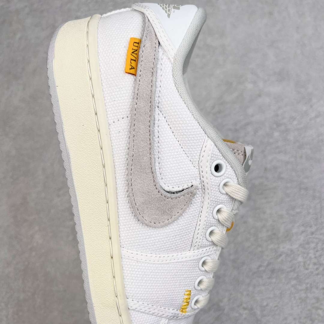 KICKWHO Union LA x Air Jordan 1 Low KO Canvas White DO8912-101 - Image 5