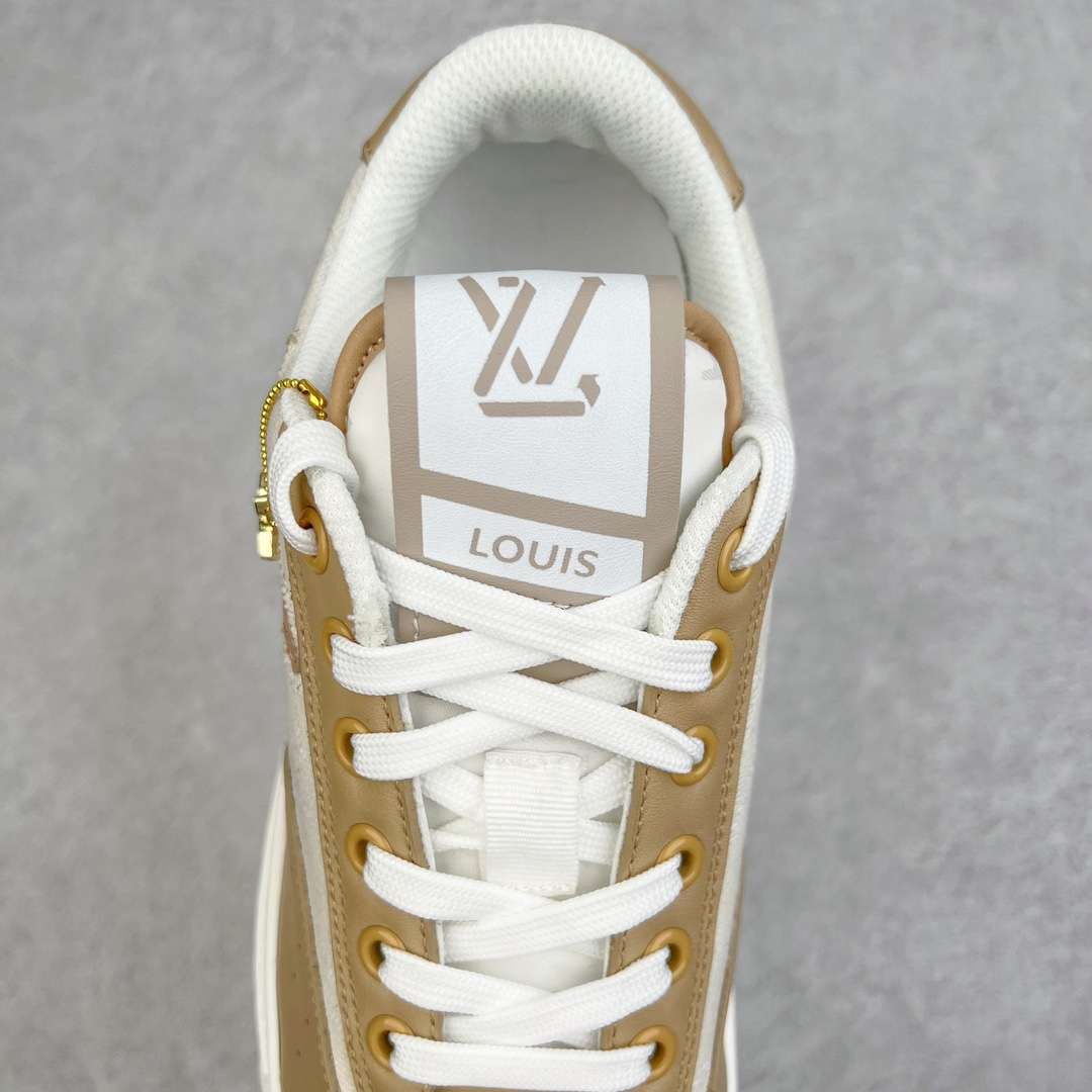 KICKWHO Louis Vuitton Time Out Low Sneakers Light Brown - Image 5