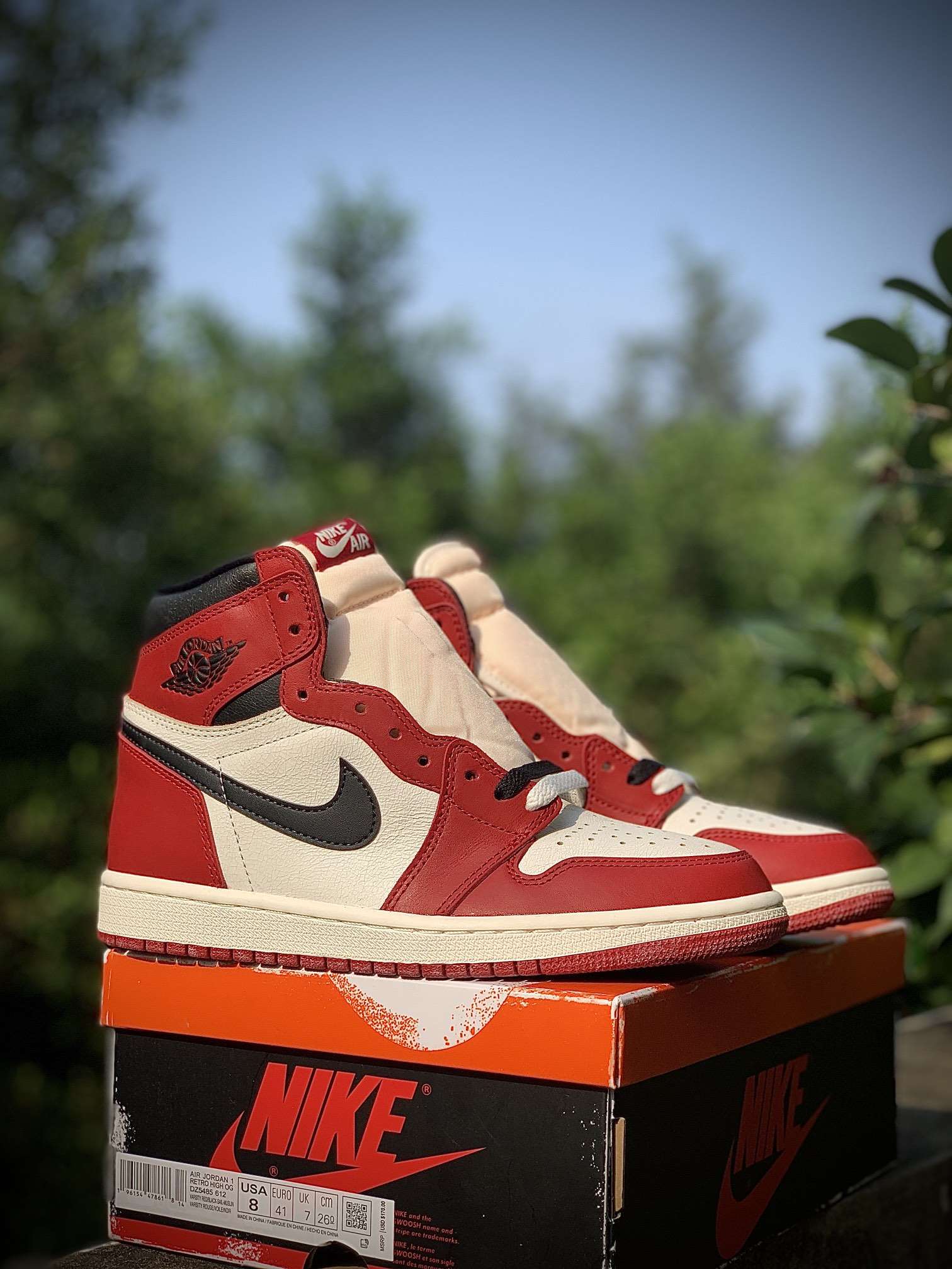 KICKWHO Air Jordan 1 Retro High OG Chicago "Lost and Found" DZ5485-612 - Image 5