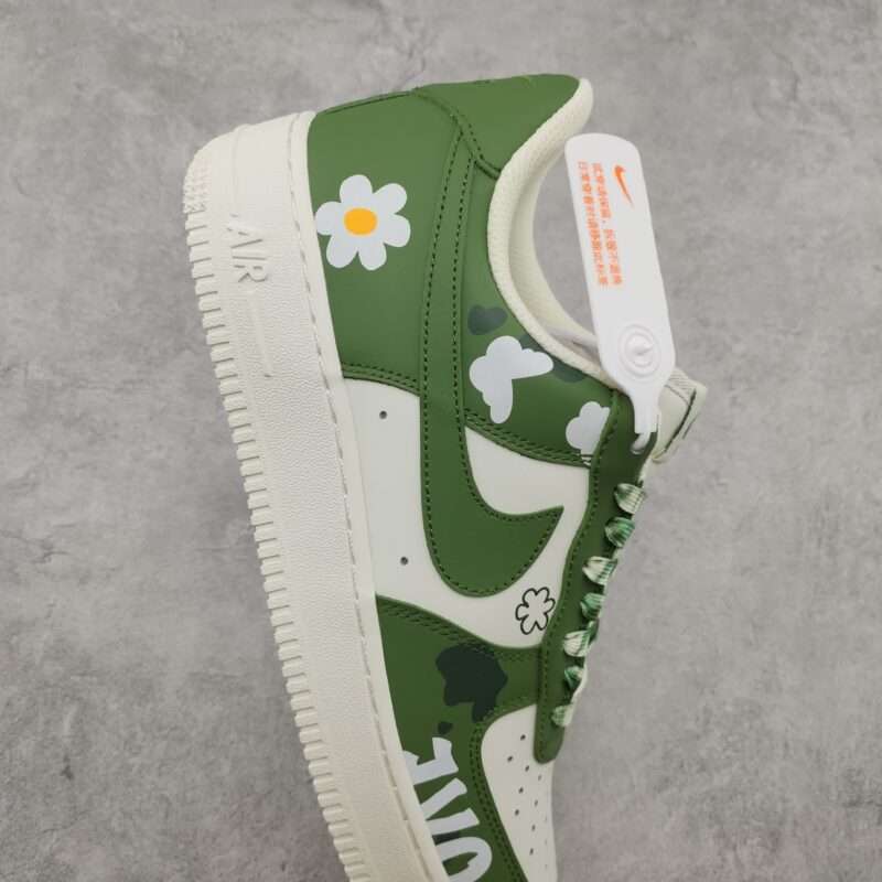 Kickswho Nike Air Force 1 07 Low Olive Green Beige - Image 5