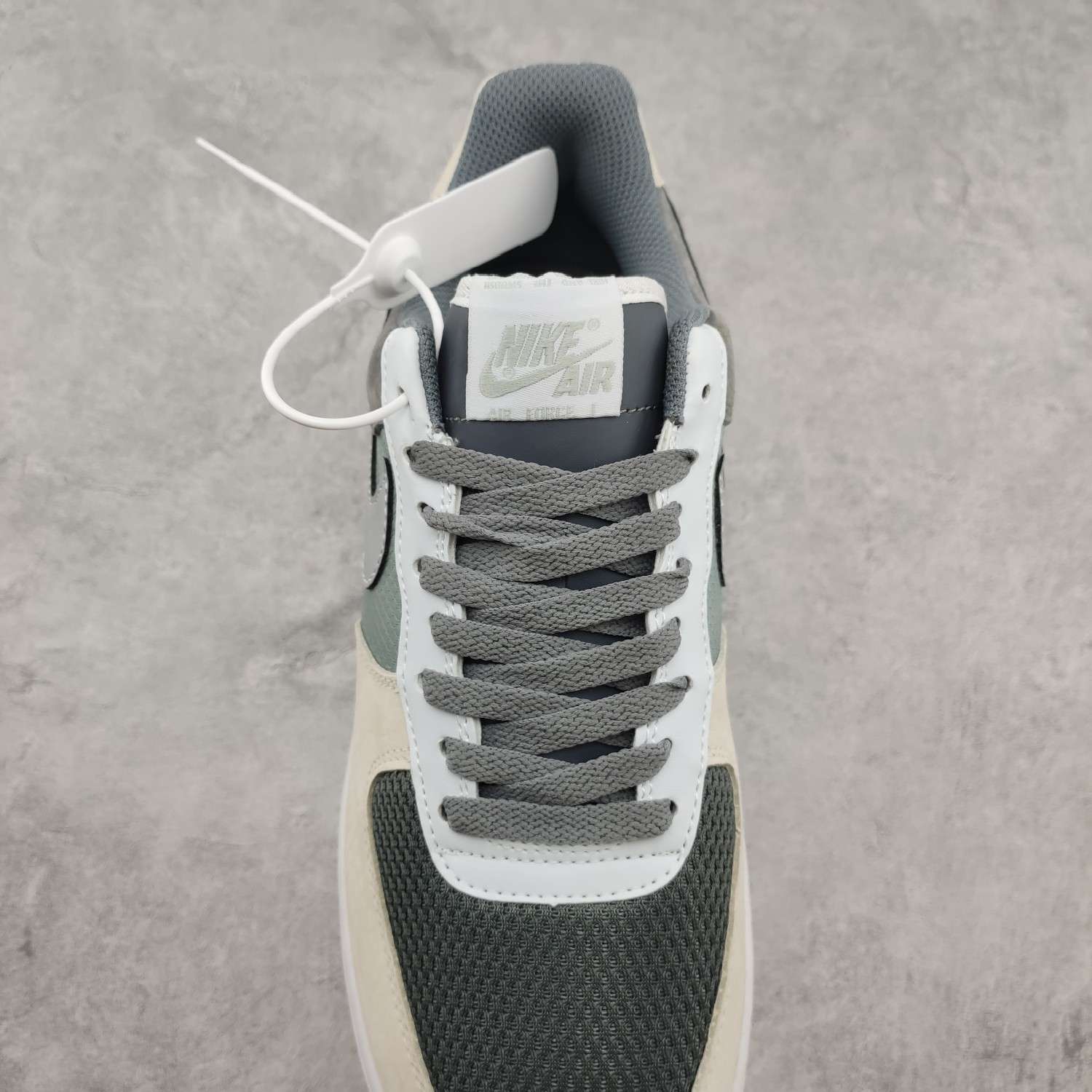 Kickswho Nike Air Force 1 Low Dark Grey White Light Grey - Image 6