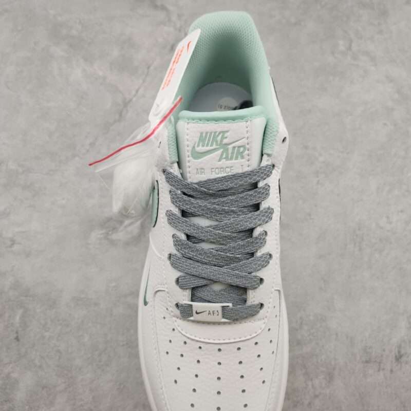 Kickswho Nike Air Force 1 07 Low Light Blue White Grey - Image 6