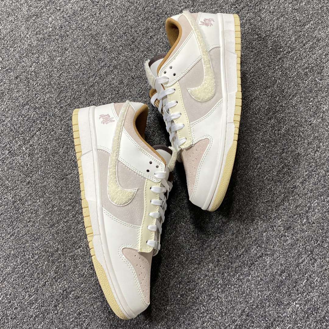 Kickswho Nike Dunk Low Retro PRM Year of the Rabbit Fossil Stone - Image 6